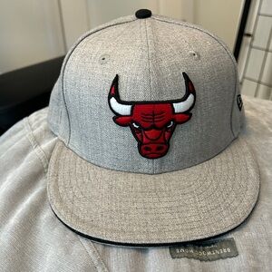 New Era Gray Cap with Red Bulls Emblem